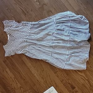 The Nines by Hatch dress, size L, black and white gingham